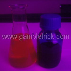 Tinta invisível para marcas escuras