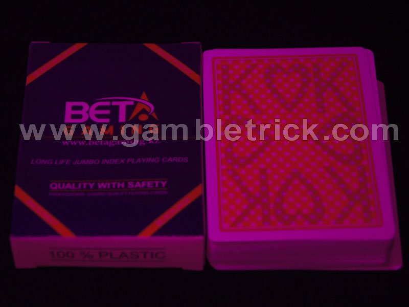 Beta cartões de cartas marcadas